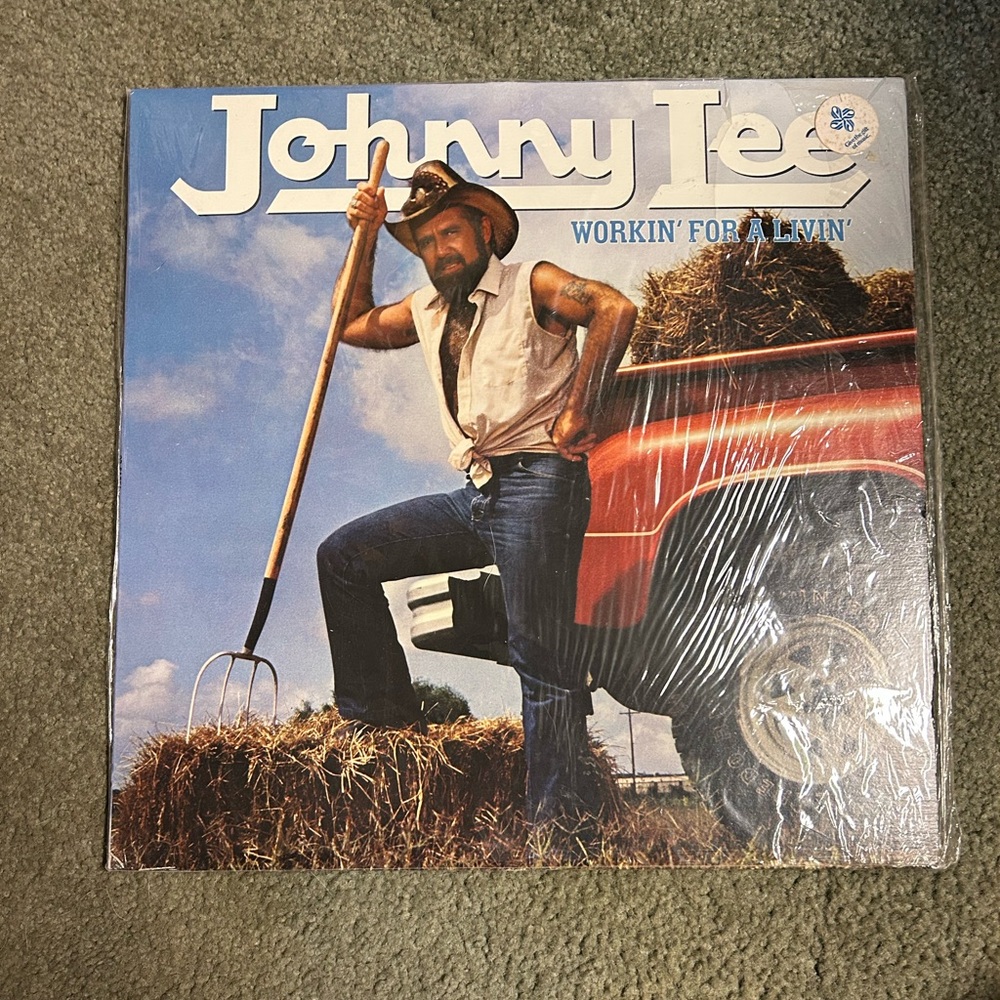 Johnny Lee Workin' for a Livin' Vinyl Record